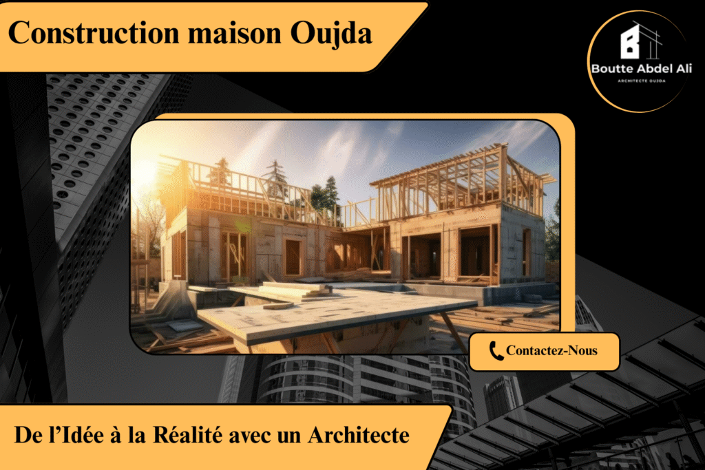 Construction maison Oujda : De l’Idée à la Réalité avec un Architecte